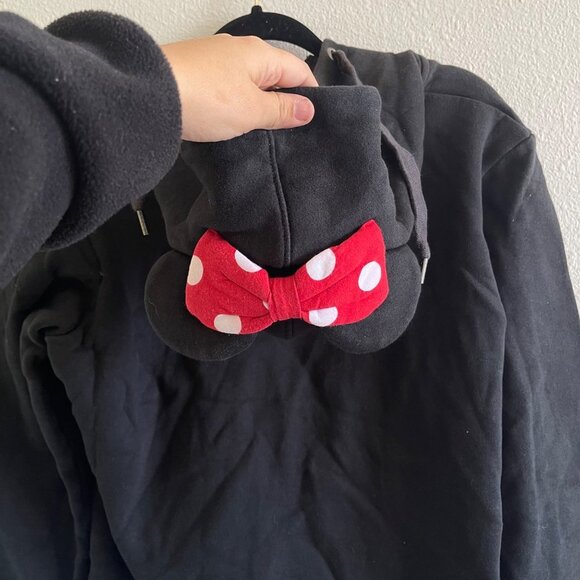 Disney Parks Minnie Mouse Authentic Black Zip Up Jackets - Picture 4 of 4